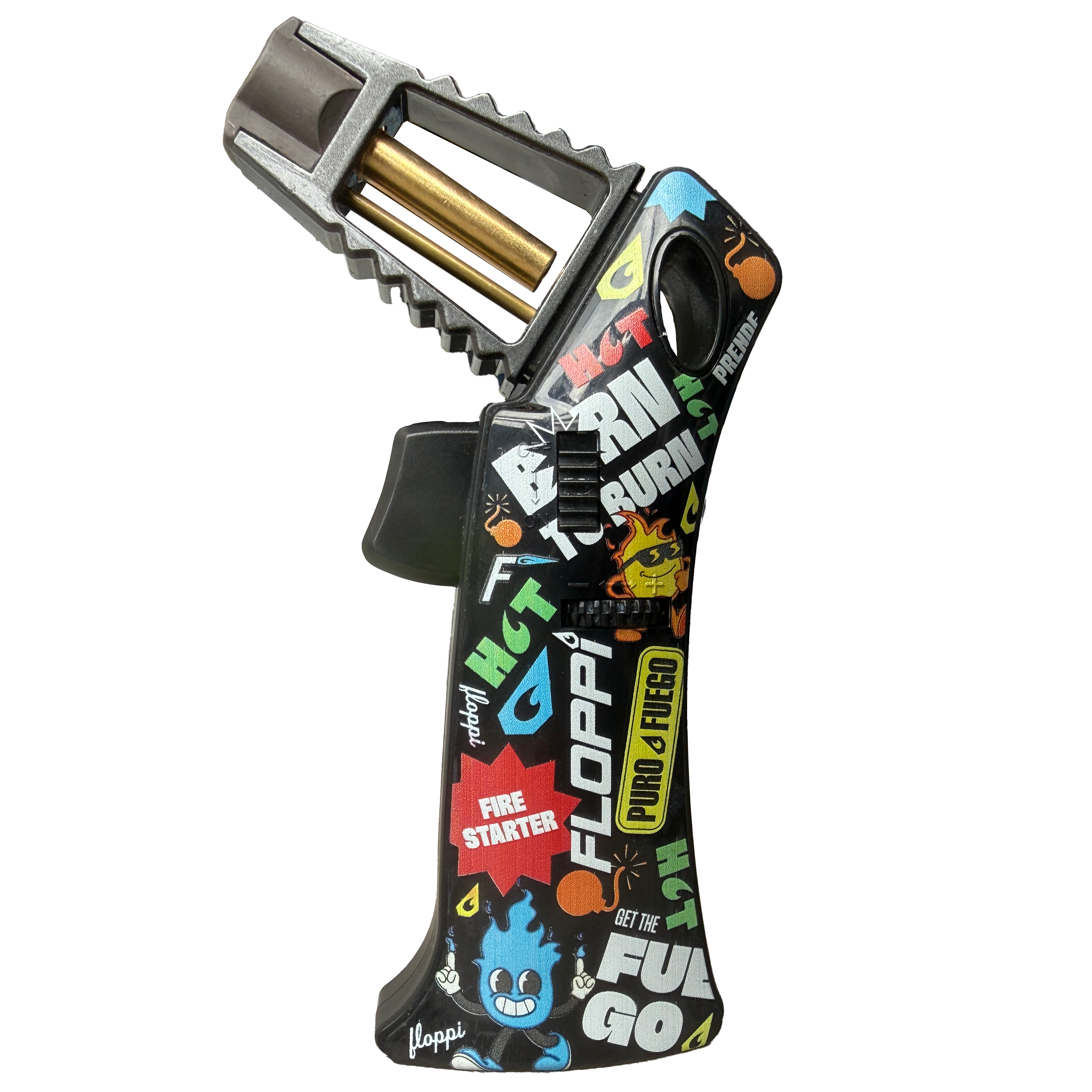 Combo Flameador Grande Floppi FG01 EDICION LIMITADA con lata de Gas Butano RG11X